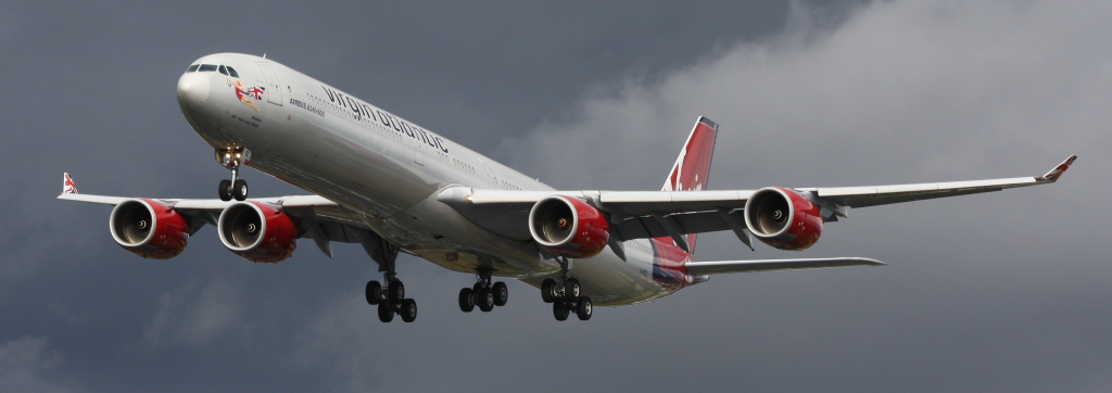 Airbus A340-600 Virgin Atlantic G-FVIZ, 25/08/12, LHR